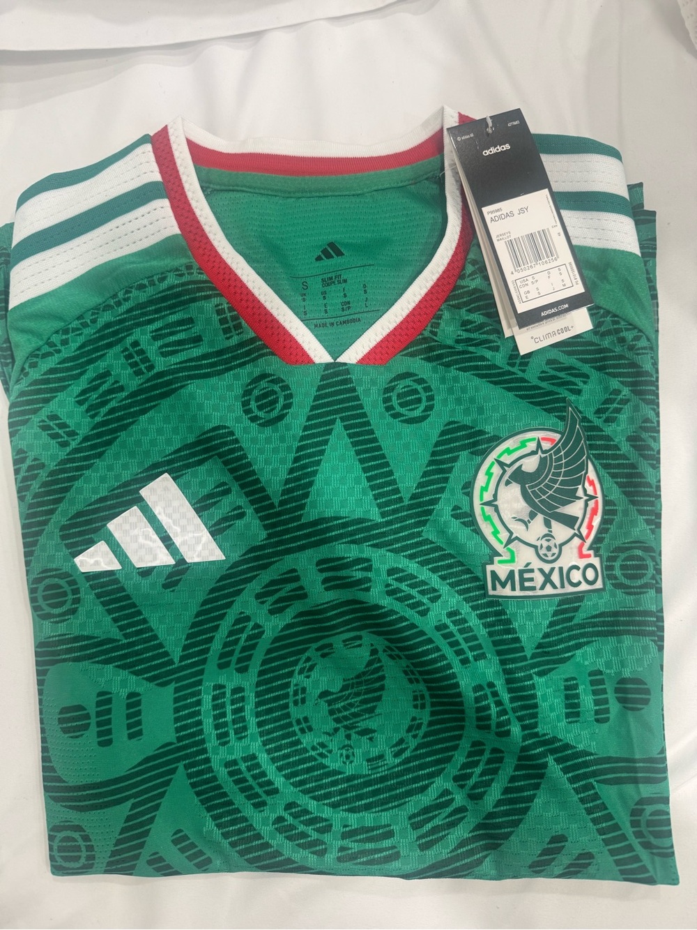 Adidas Mexico Green Red Soccer Jersey| XXL fits like a Men’s Large - Picture 3 of 13